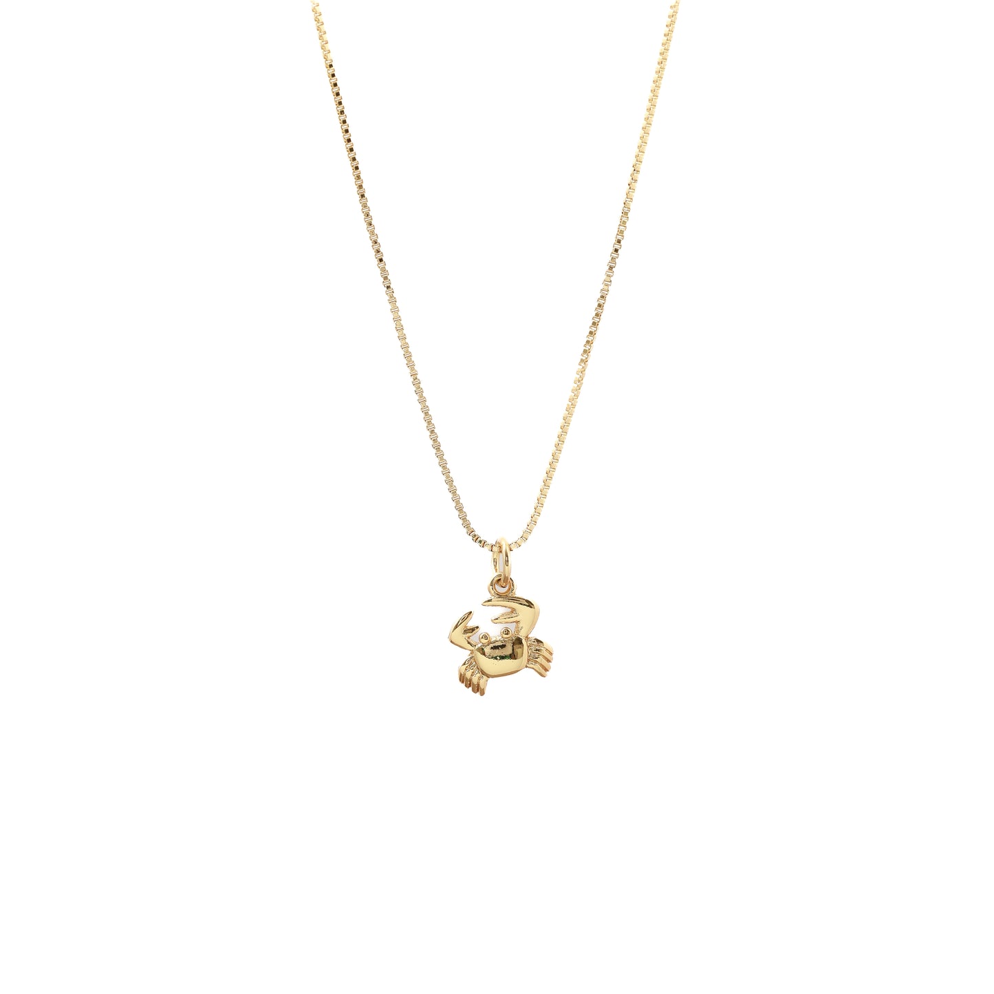 Fine necklace crab