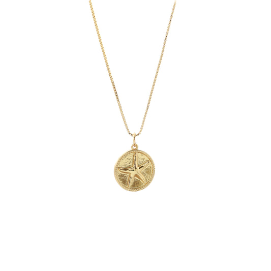 Fine necklace gold star