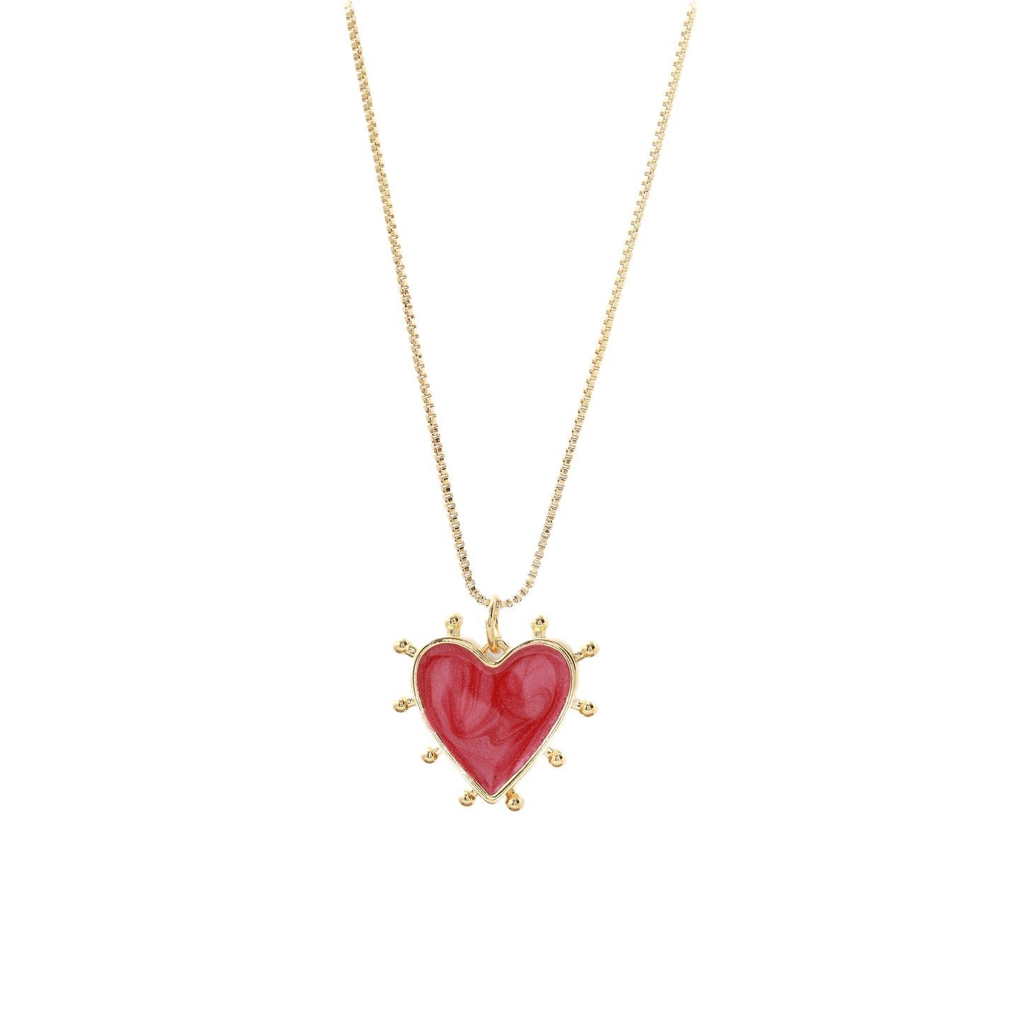 Fine necklace hearts