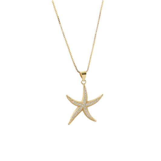 Fine necklace starfish