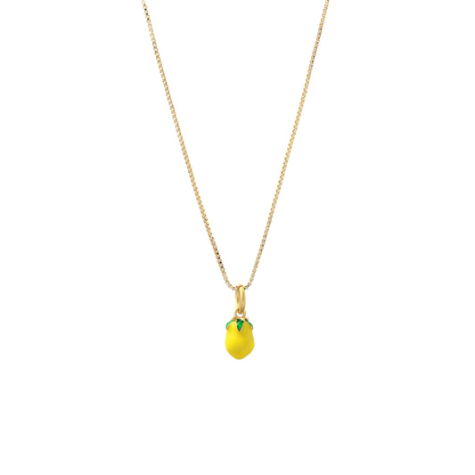 Fine necklace lemon