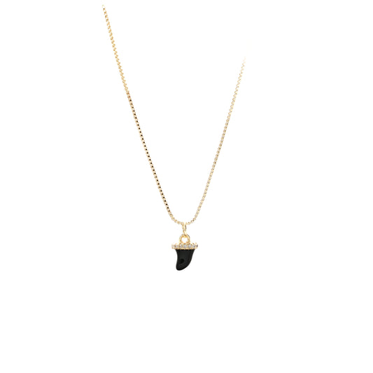 Fine necklace black luck